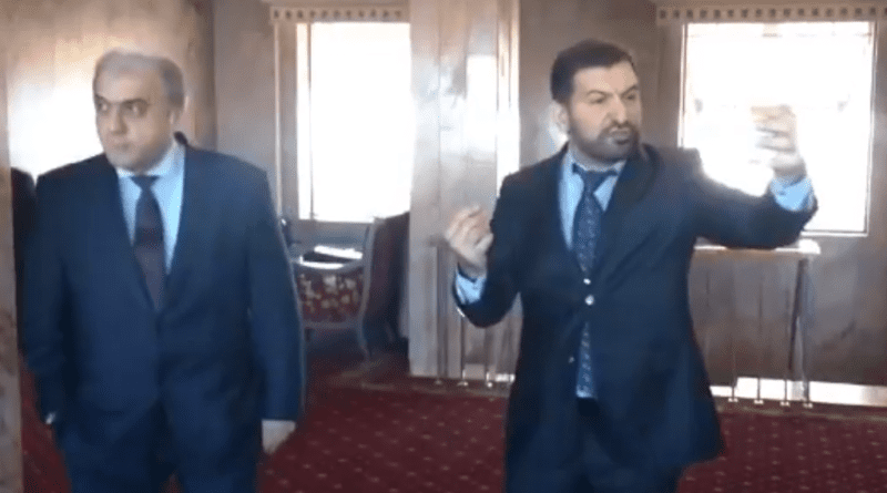 Хулиганское поведение Аббасова