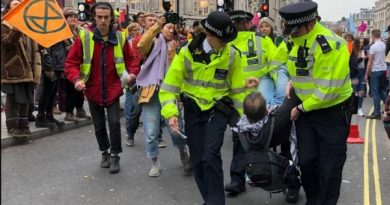 Активисты Extinction Rebellion