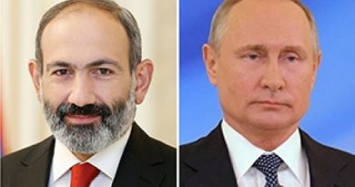 Пашинян Путин разговор