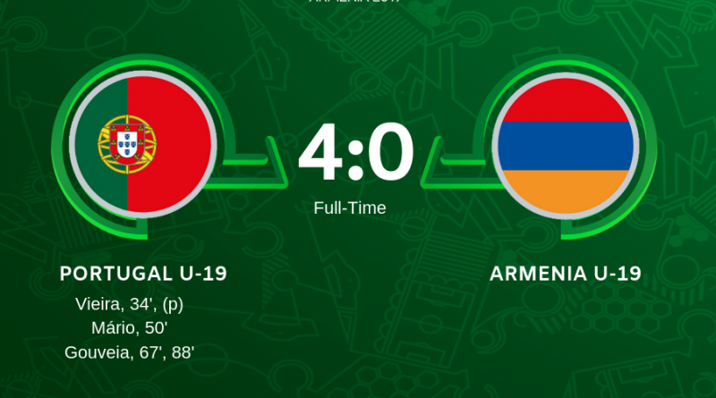 Армении проиграла португальцам