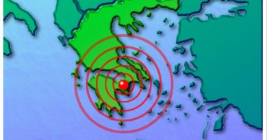 Греции произошло землетрясение