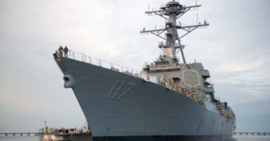 новый эсминец ВМС США