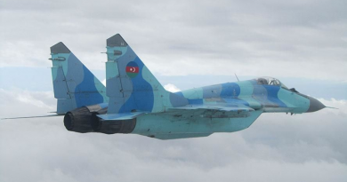 упал азербайджанский МиГ-29