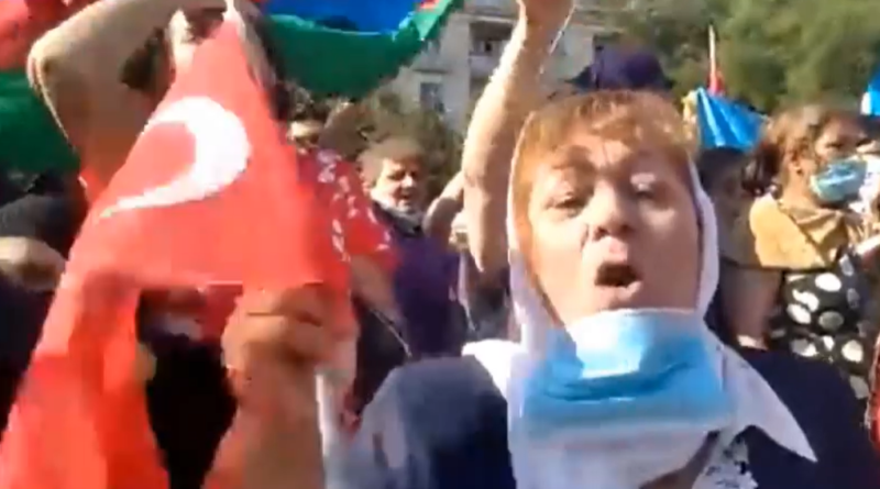 Антироссийский митинг в Баку
